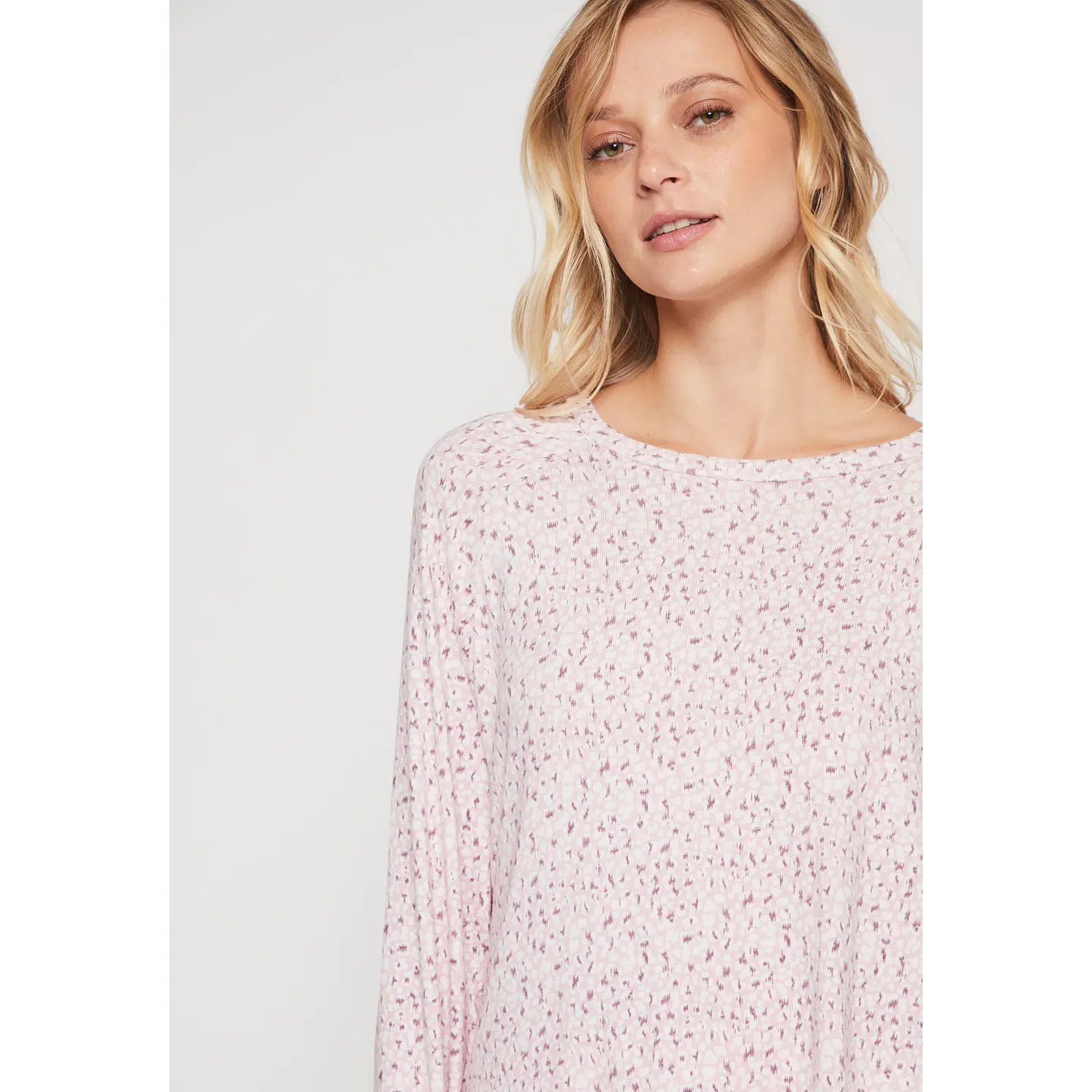 Pijama Tejido Print Mujer Rosado Familyshop 2