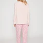 Pijama Polar Mujer Rosado Familyshop - Miniatura 4