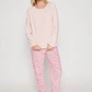 Pijama Polar Mujer Rosado Familyshop - Miniatura 2