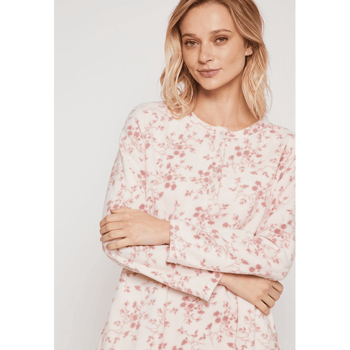 Pijama Polar Full Mujer Rosado Familyshop 2