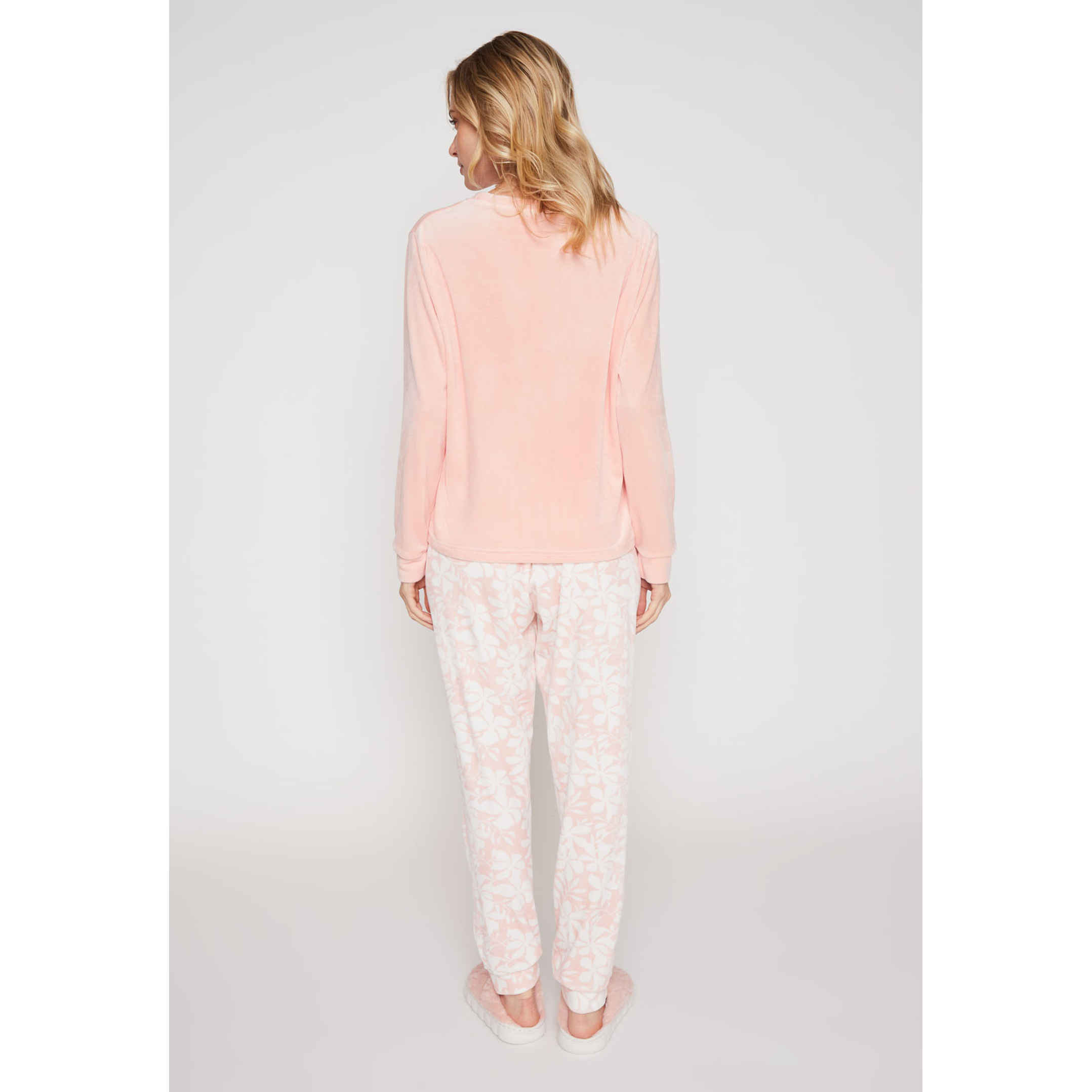 Pijama Plush Mujer Rosado Familyshop 3