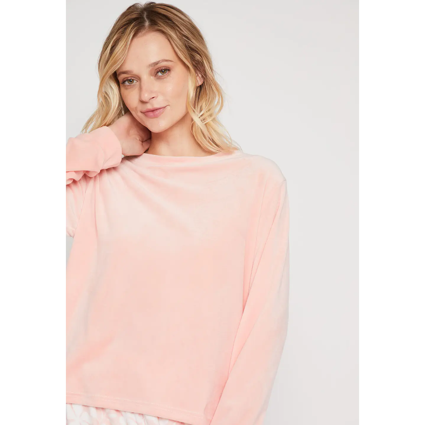 Pijama Plush Mujer Rosado Familyshop 4