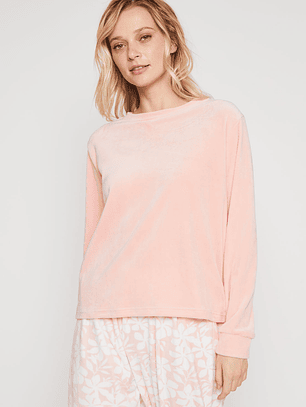 Pijama Plush Mujer Rosado Familyshop