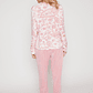 Pijama Plush Flor Mujer Rosado Familyshop - Miniatura 3