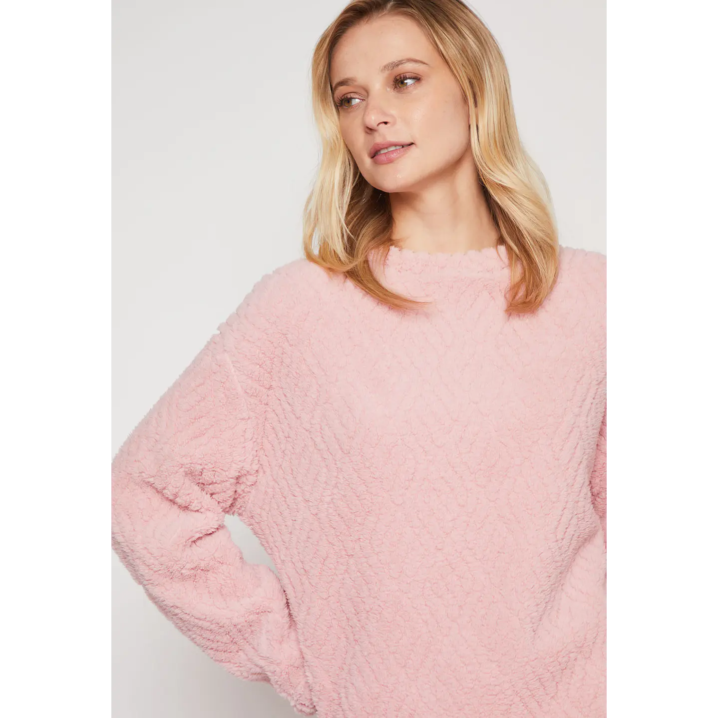 Pijama Peludo Mujer Coral Familyshop 4