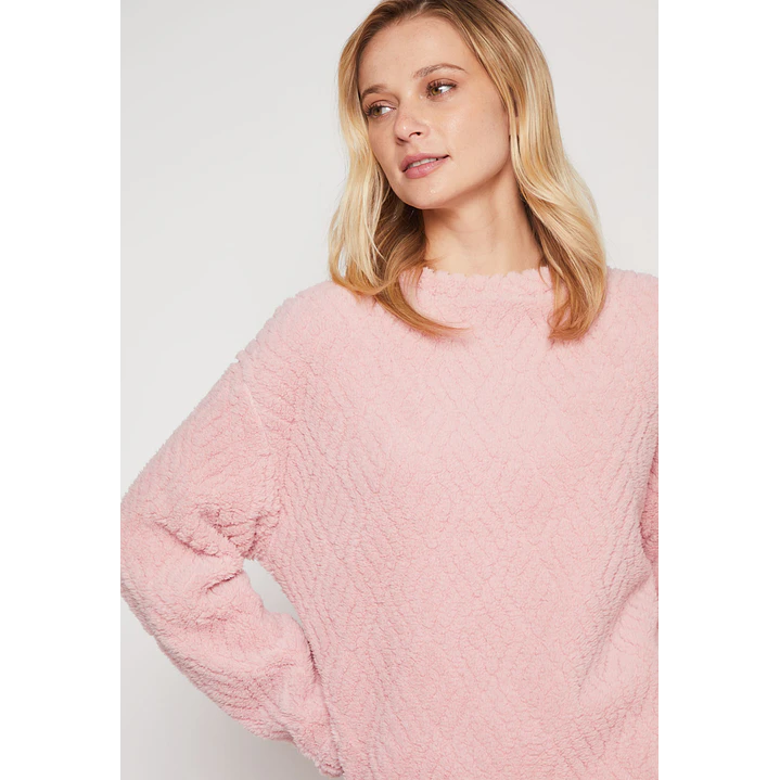 Pijama Peludo Mujer Coral Familyshop 2