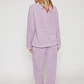 Pijama Peludo Mujer Lila Familyshop - Miniatura 3