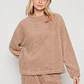 Pijama Peludo Mujer Beige Familyshop - Miniatura 2