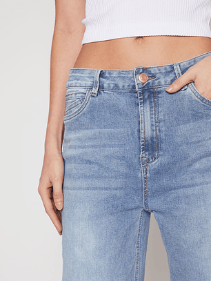 Jeans Wide Leg Mujer Azul Familyshop