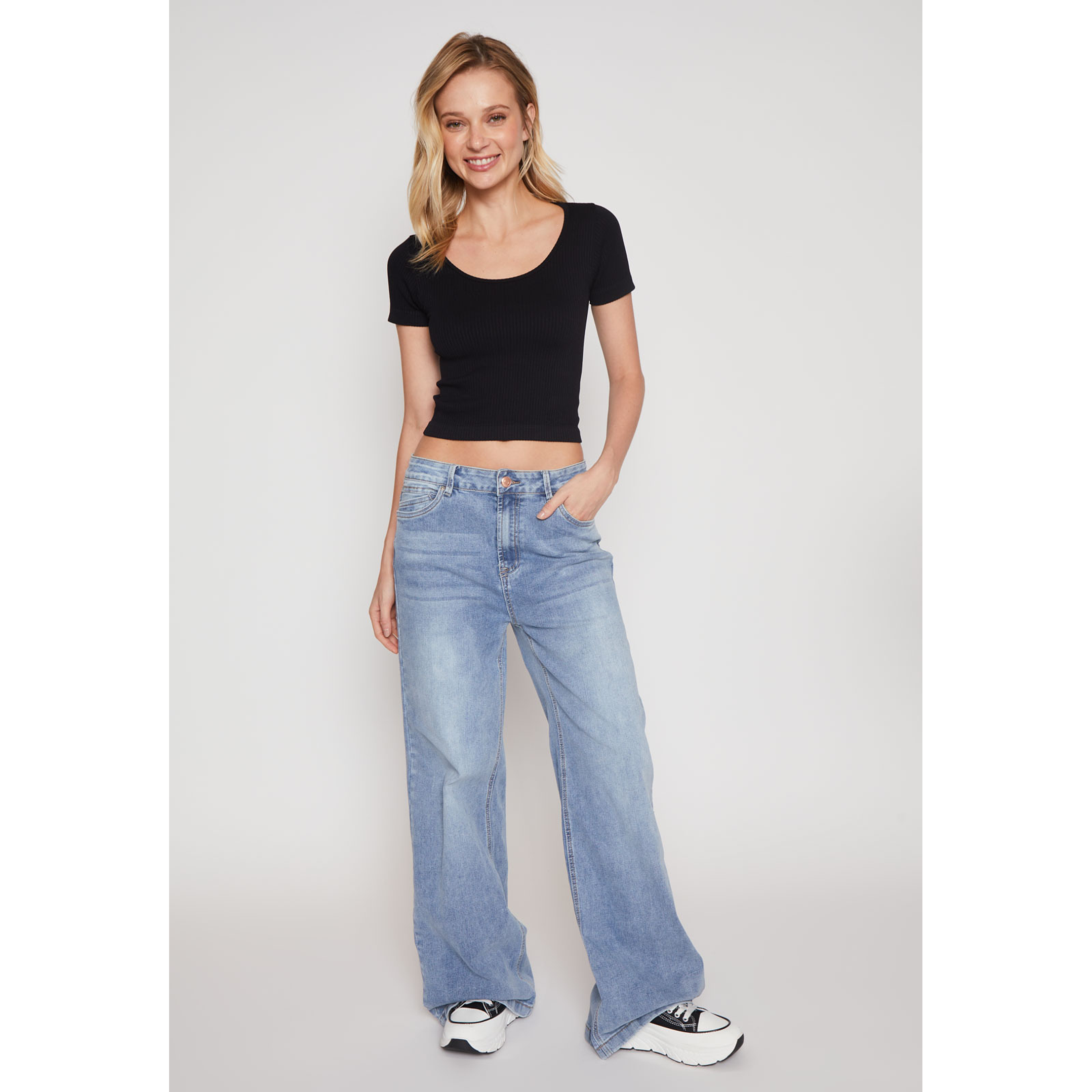 Polera Seamless Mujer Negro Familyshop 4