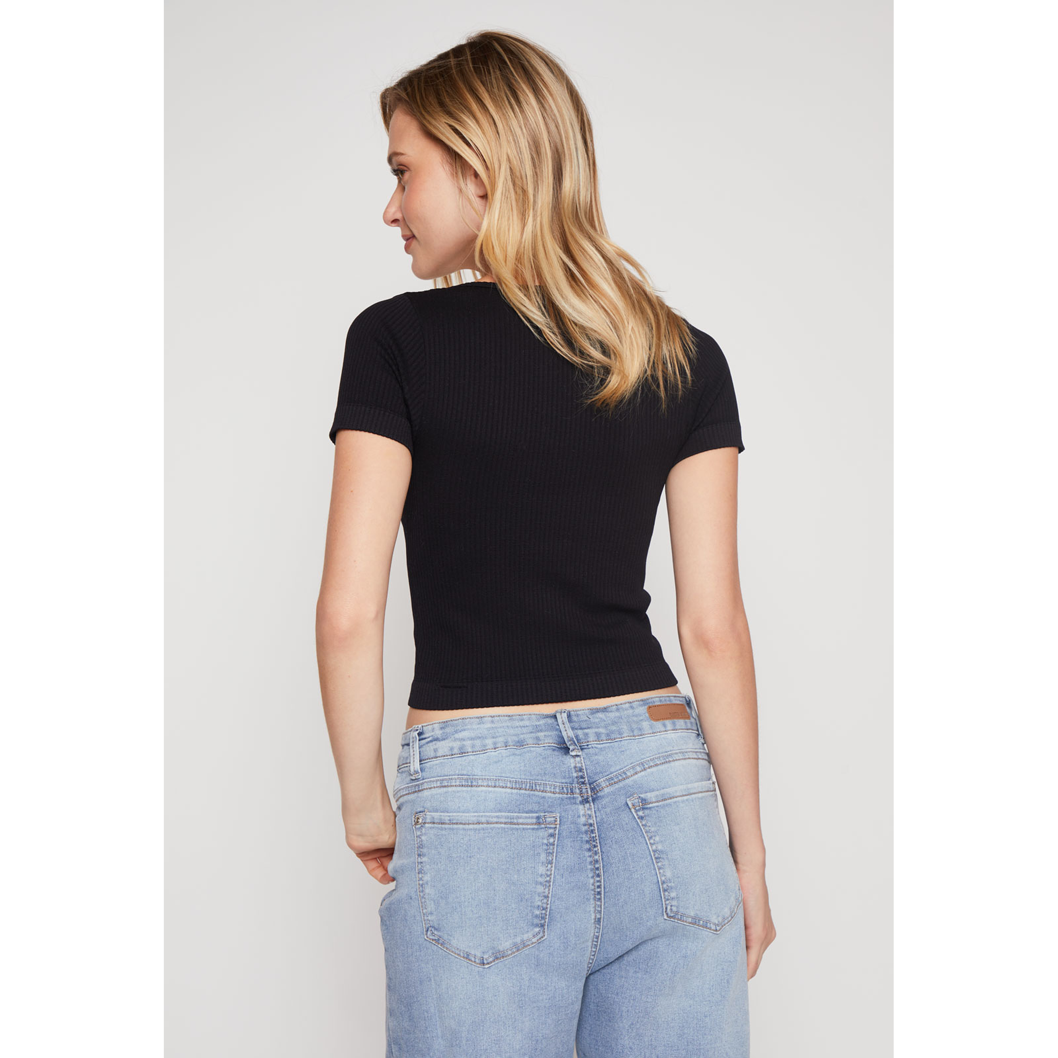 Polera Seamless Mujer Negro Familyshop 3