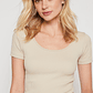 Polera Seamless Mujer Beige Familyshop - Miniatura 2