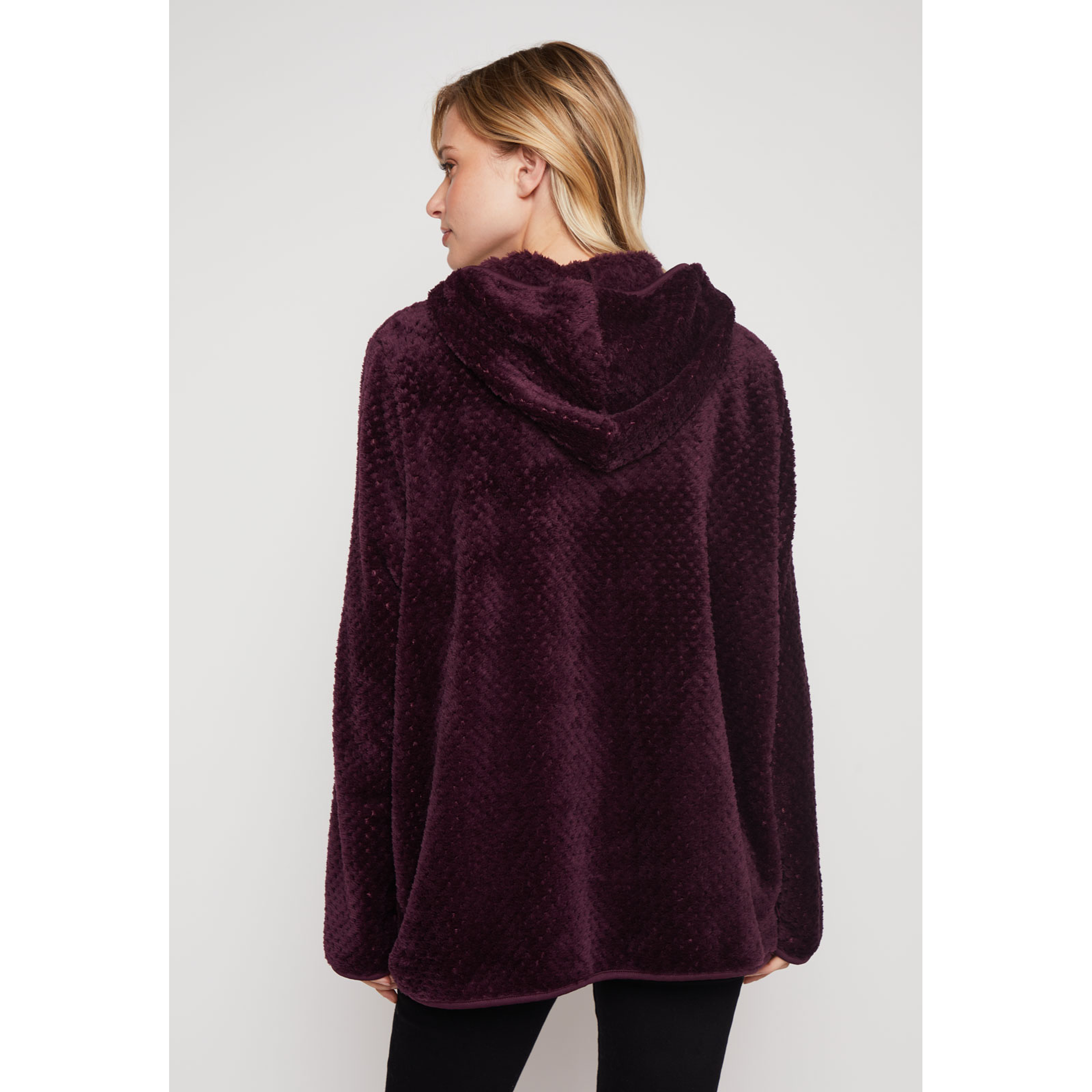 Polar Peludo Líneas Motas Mujer Uva Familyshop 3