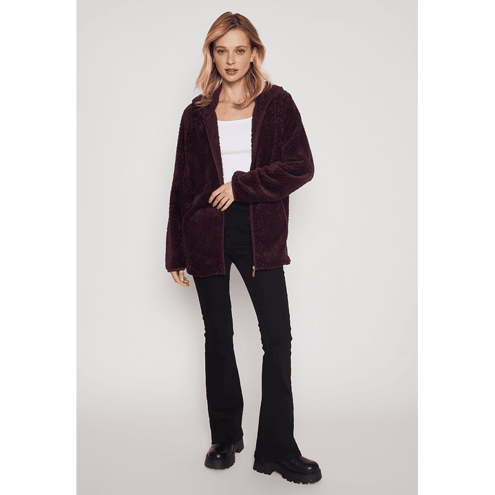 Polar Peludo Líneas Motas Mujer Uva Familyshop 4