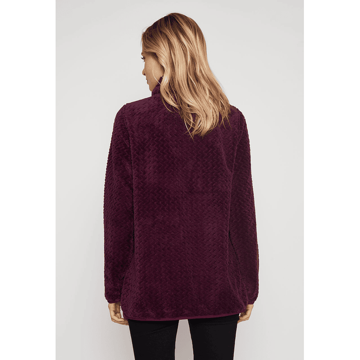 Polar Peludo Mujer Burdeo Familyshop 3