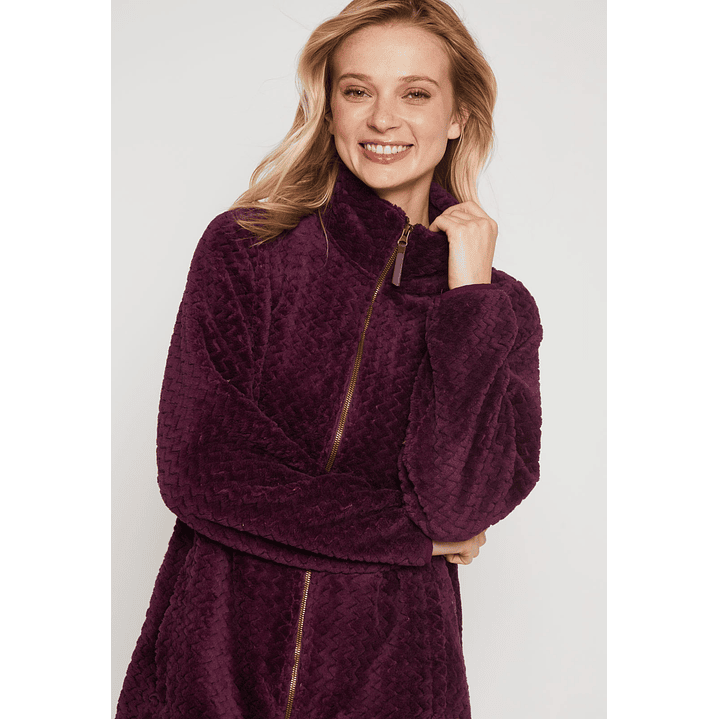 Polar Peludo Mujer Burdeo Familyshop 2