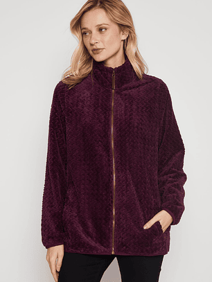 Polar Peludo Mujer Burdeo Familyshop