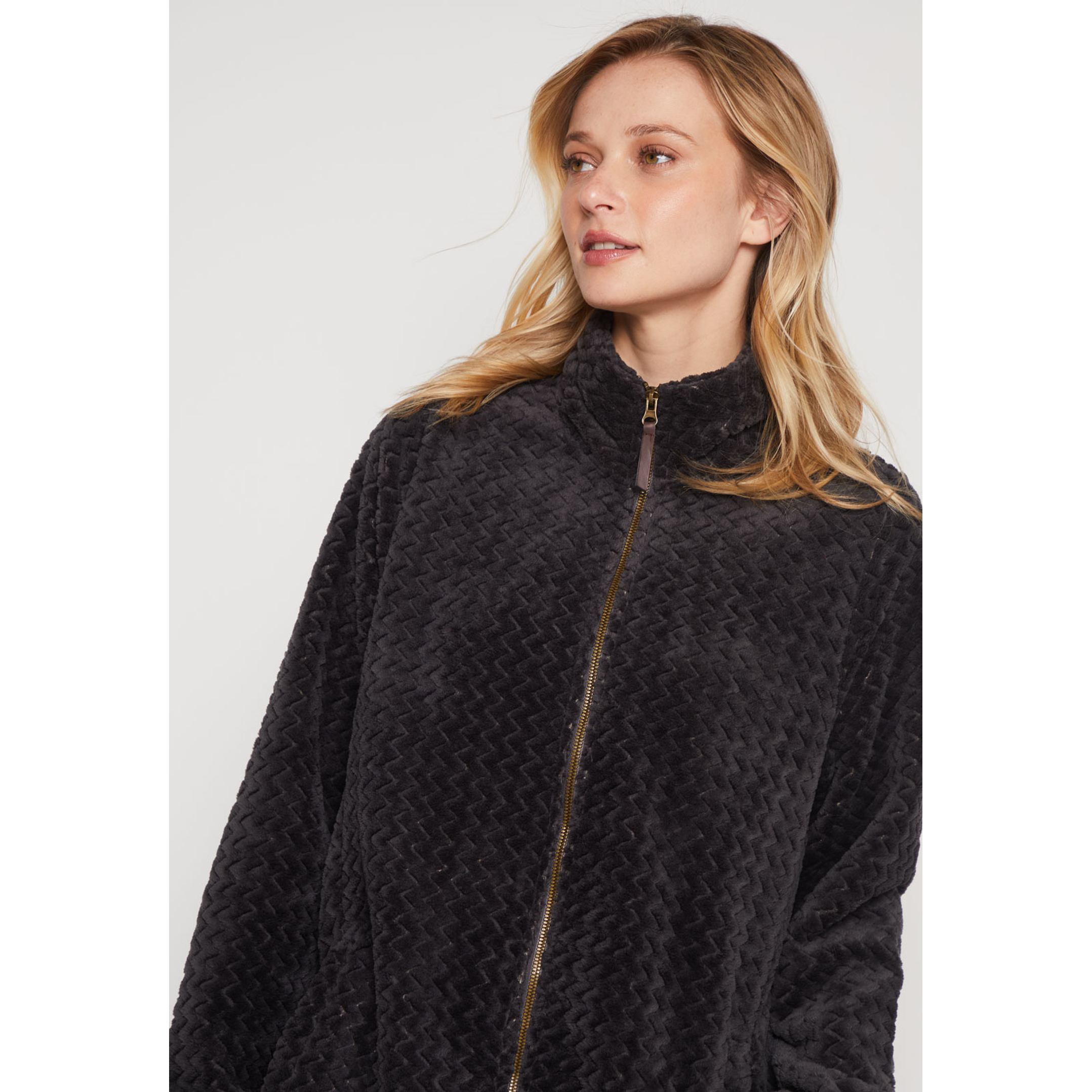 Polar Peludo Mujer Gris Familyshop 2