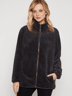 Polar Peludo Mujer Gris Familyshop