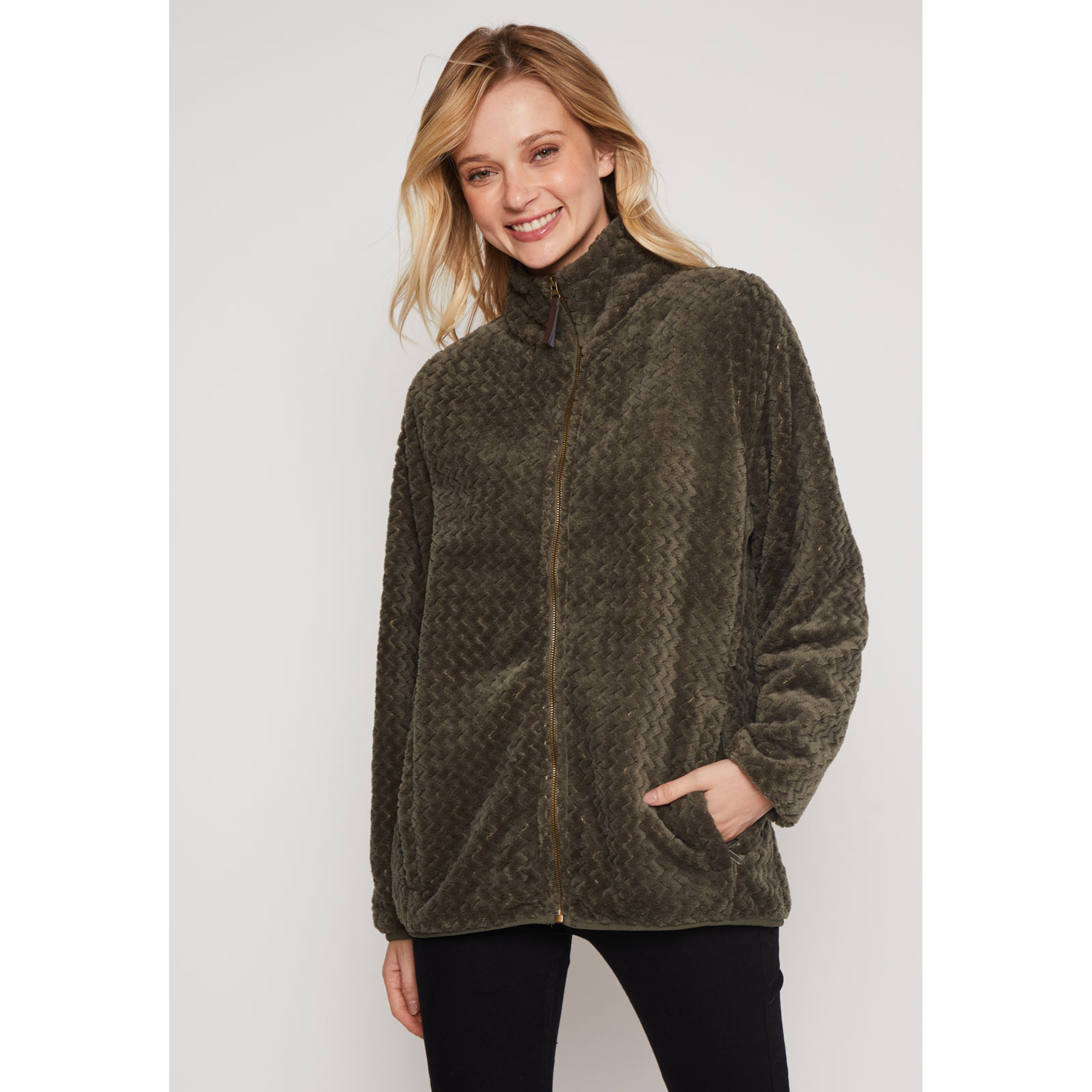 Polar Peludo Mujer Verde Familyshop 1