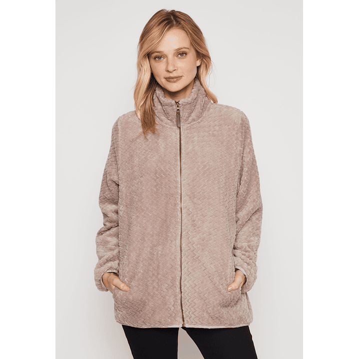 Polar Peludo Mota Mujer Arena Familyshop 1