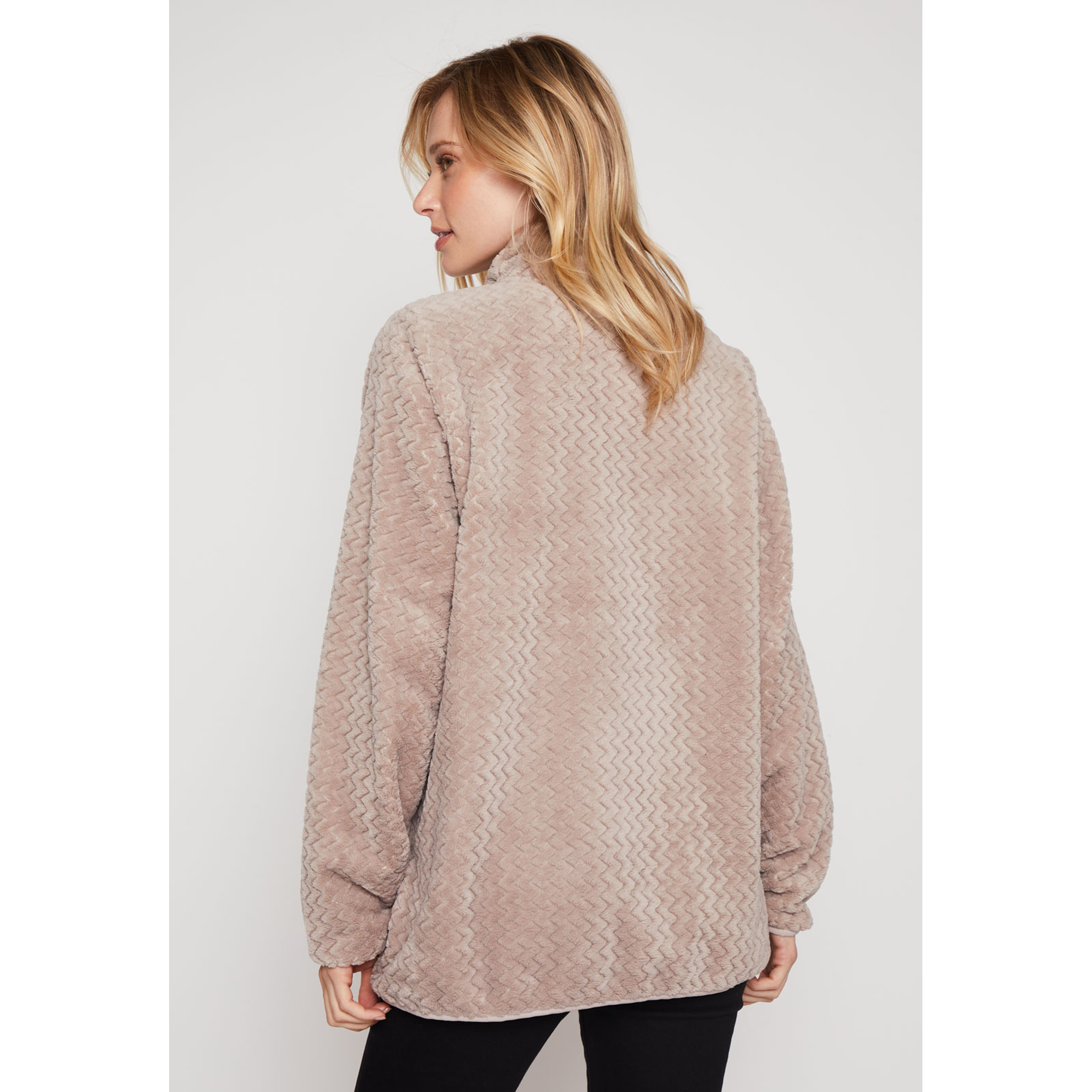 Polar Peludo Mota Mujer Arena Familyshop 3