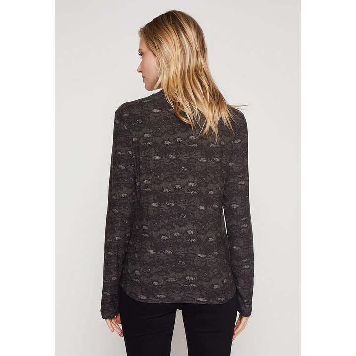 Polera Manga Larga Snake Mujer Negro Familyshop 3