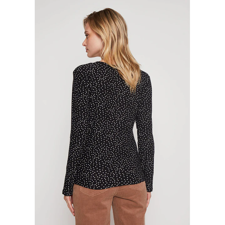 Polera Térmica Punto  Mujer Negro Familyshop 3