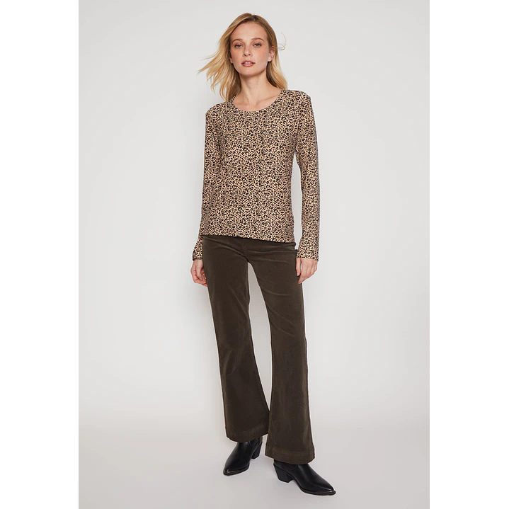 Polera Térmica Animal  Mujer Beige Familyshop 4