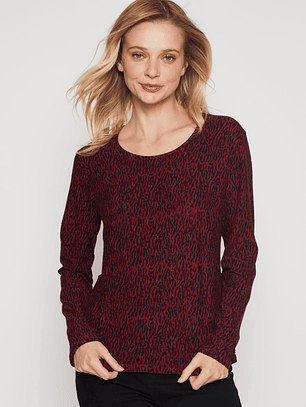 Polera Térmica Mujer Burdeo Familyshop