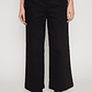Pantalón Wide Leg Botones Mujer Negro Familyshop - Miniatura 1