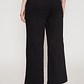Pantalón Wide Leg Botones Mujer Negro Familyshop - Miniatura 3