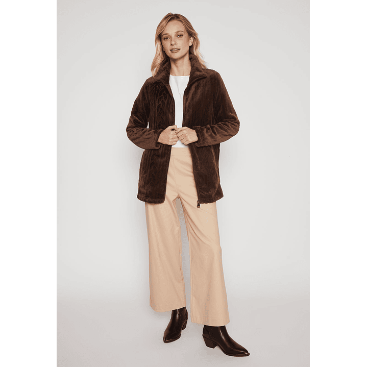 Polar Peludo Fantasía Mujer Café Familyshop 4