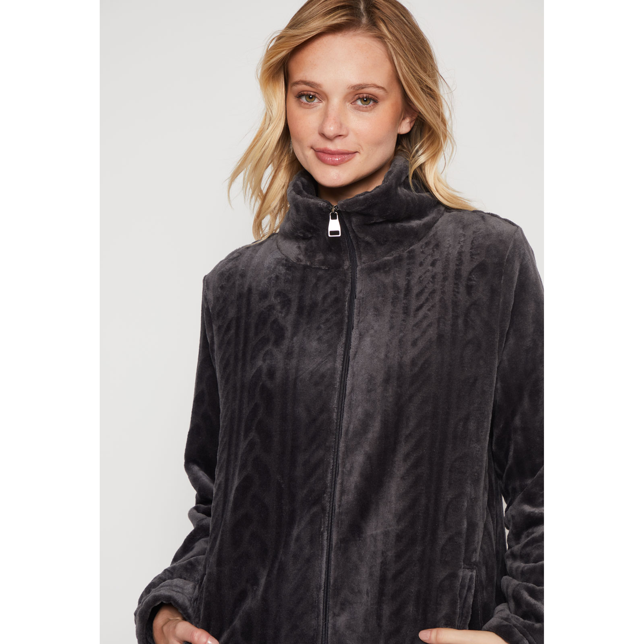 Polar Peludo Fantasía Mujer Gris Familyshop 2