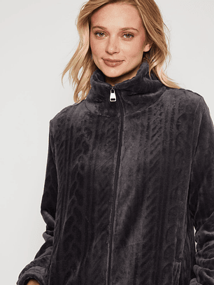 Polar Peludo Fantasía Mujer Gris Familyshop