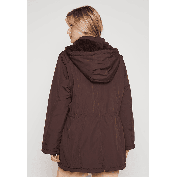 Parka Piel Mujer Café Familyshop 3