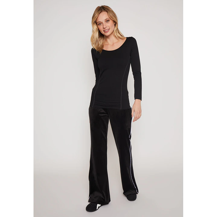 Pantalón Buzo Plush Mujer Negro Familyshop 4
