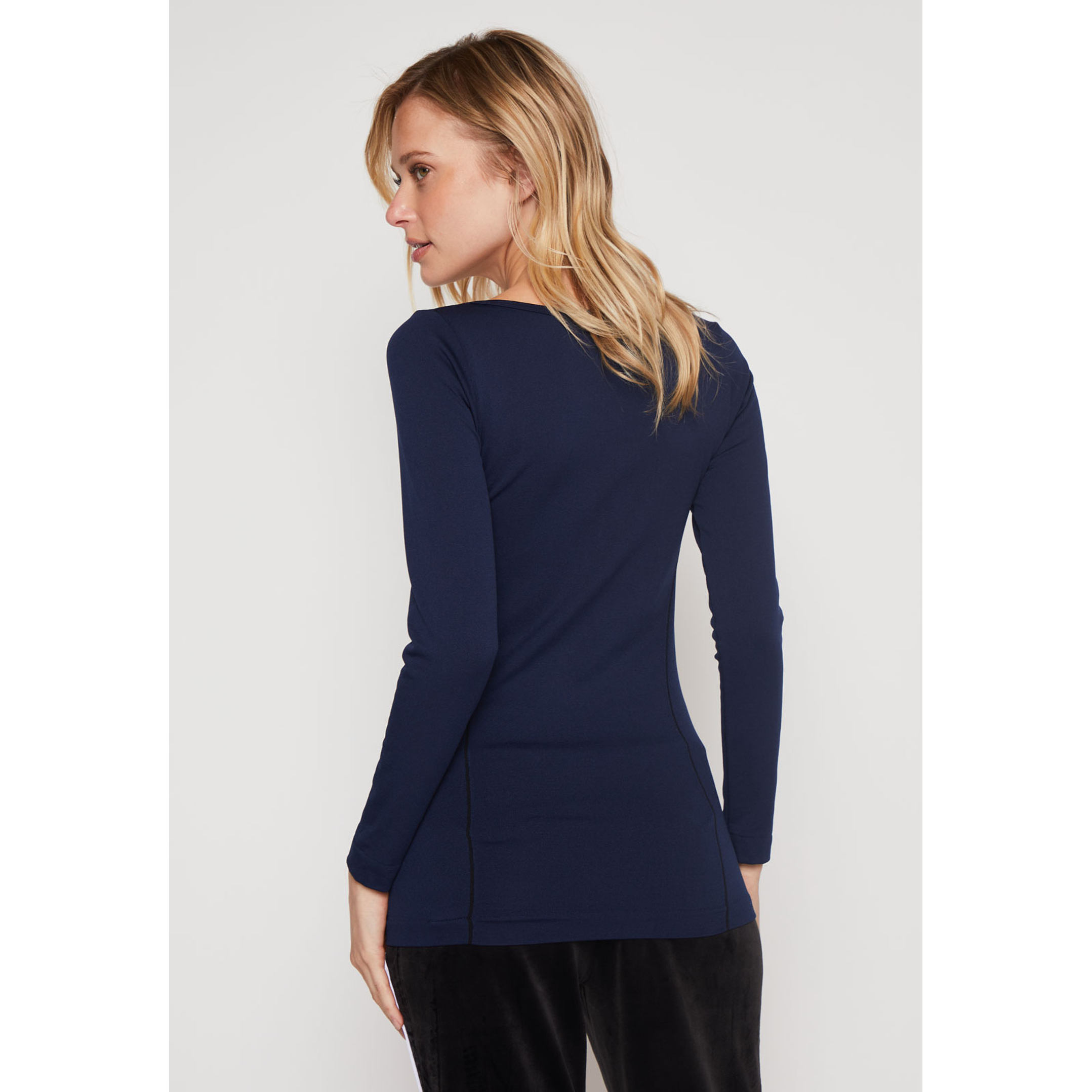 Camiseta Slim Mujer Azul Familyshop 3