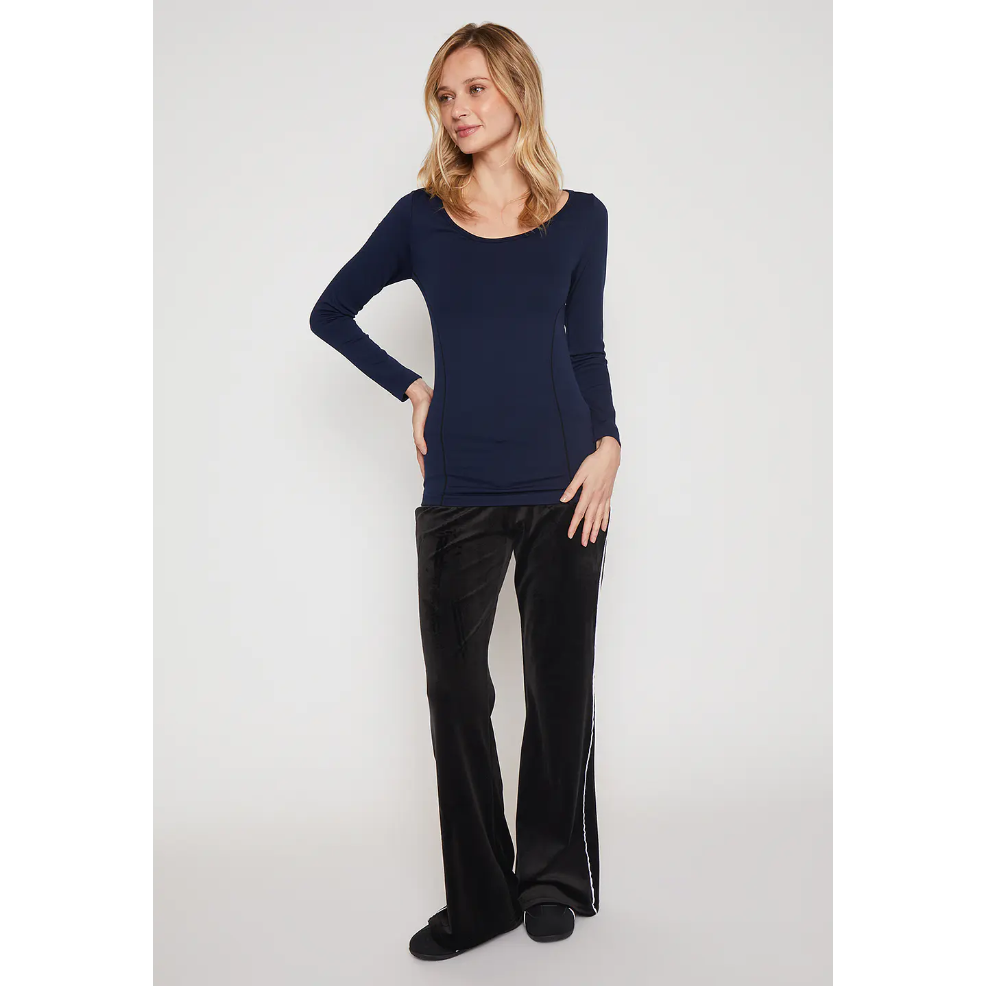 Camiseta Slim Mujer Azul Familyshop 4