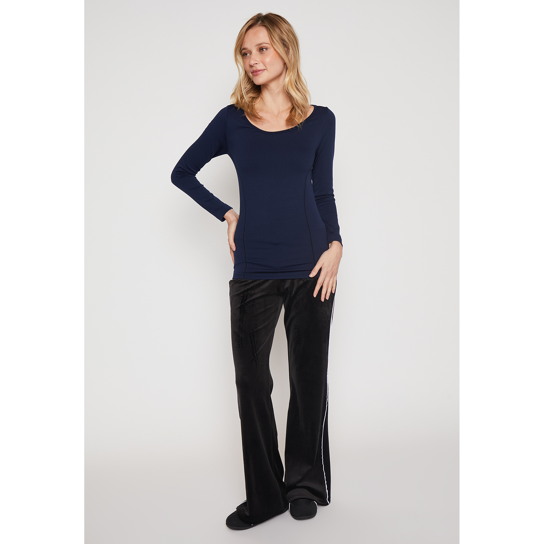 Camiseta Slim Mujer Azul Familyshop 4