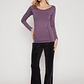 Camiseta Slim Mujer Morado Familyshop - Miniatura 4