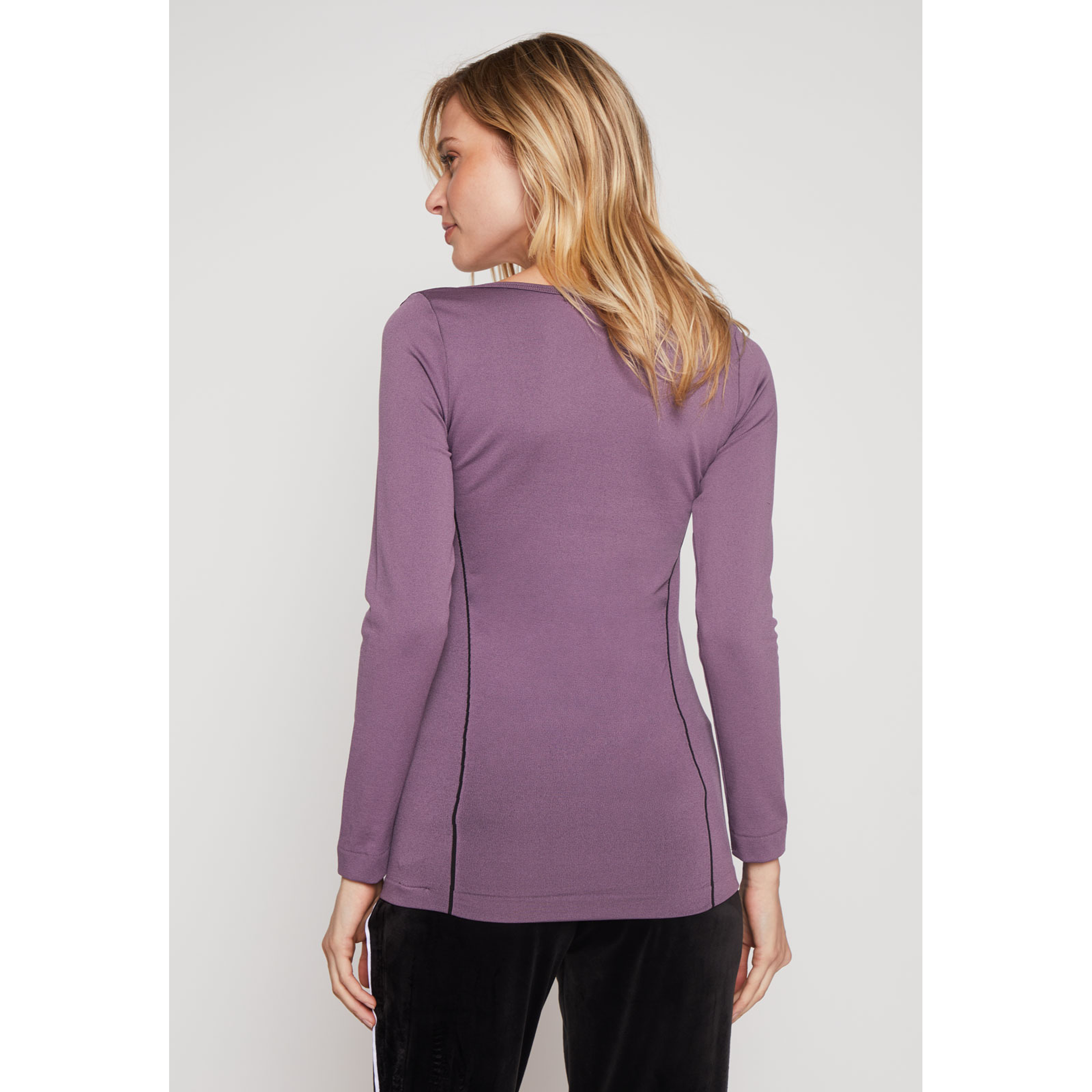 Camiseta Slim Mujer Morado Familyshop 3