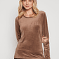 Polera Plush Mujer Chocolate Familyshop - Miniatura 1
