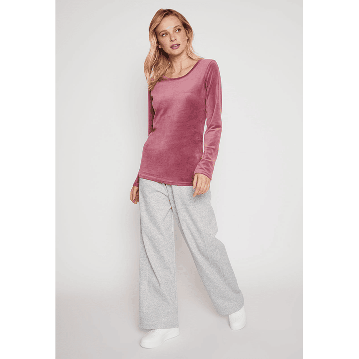 Polera Plush Mujer Rosado Familyshop 4