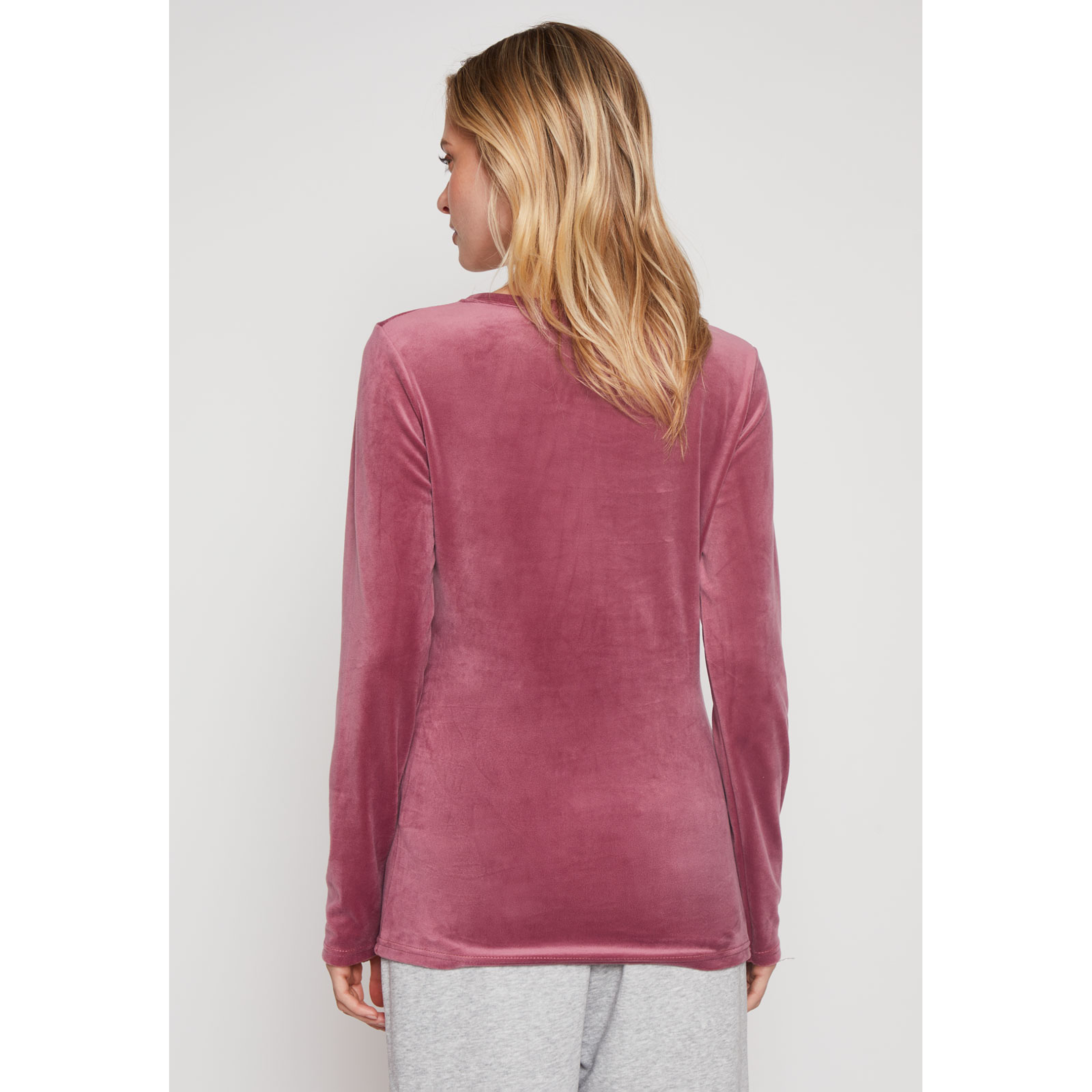 Polera Plush Mujer Rosado Familyshop 3