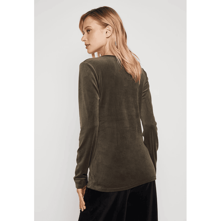 Polera Plush Mujer Verde Familyshop 3