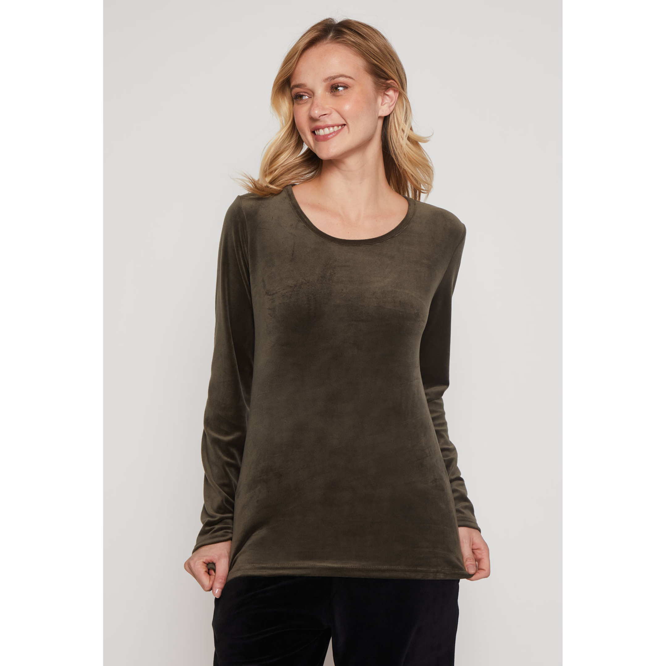 Polera Plush Mujer Verde Familyshop 1