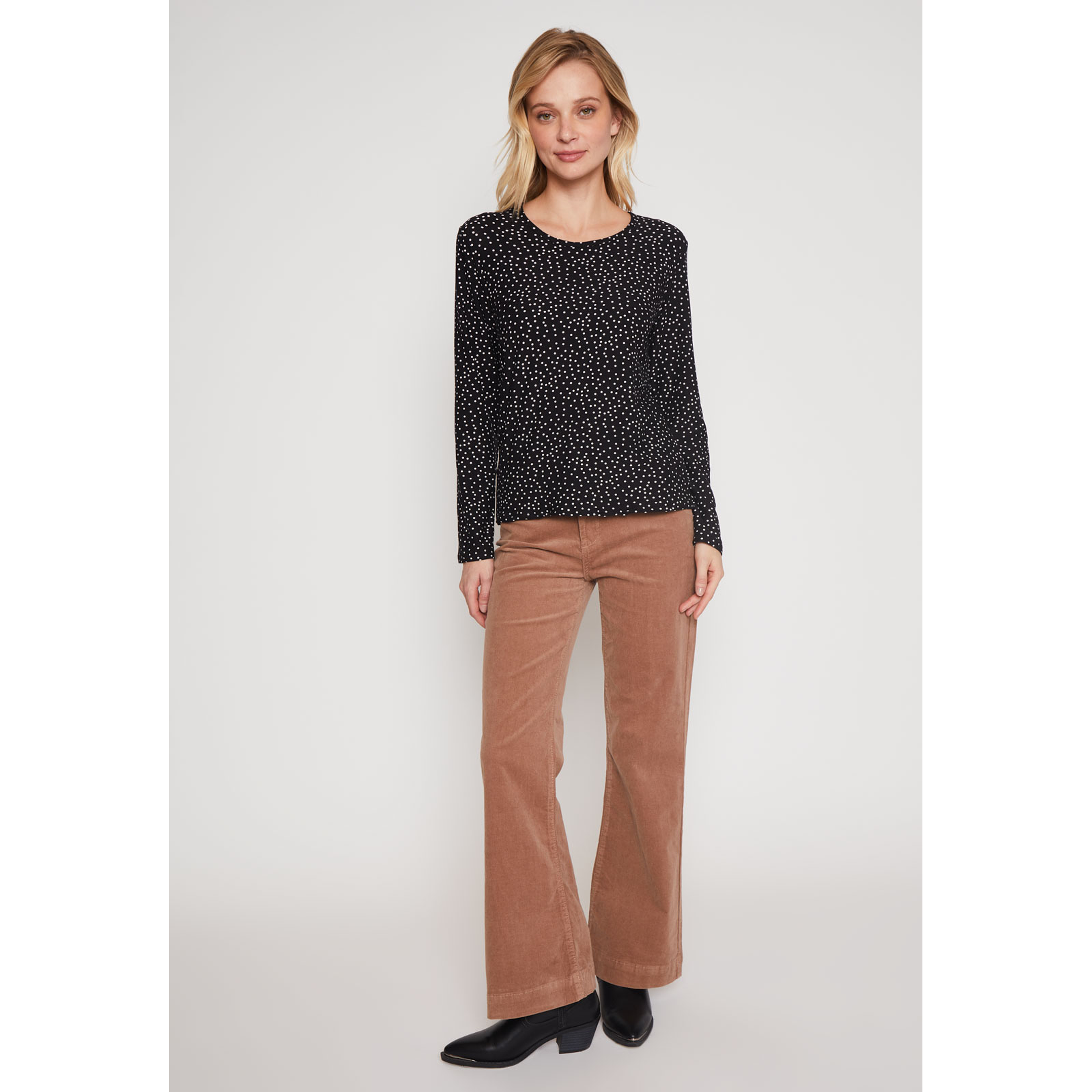 Pantalón Flare Cotele Mujer Beige Familyshop 4