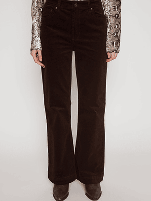 Pantalón Flare Cotele Mujer Café Familyshop