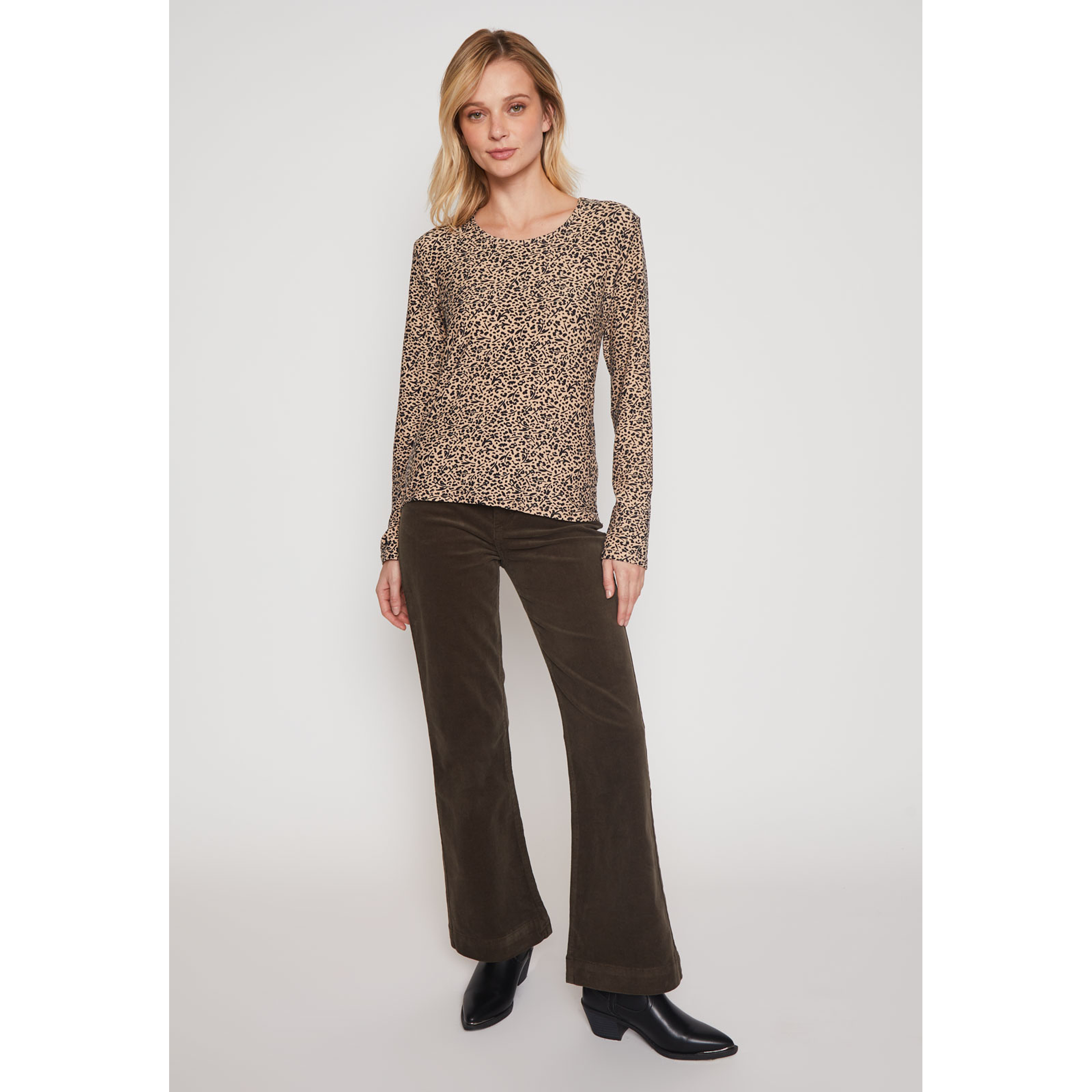 Pantalón Flare Mujer Verde Familyshop 4